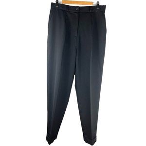 Vintage Classiques Entier 100% Wool Black Pants, Women's Size 16